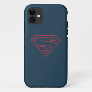 Superman S-Shield   Rote Kontur iPhone 11 Hülle