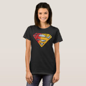 Superman S-Shield | Rote und orange Logo T-Shirt (Vorne ganz)