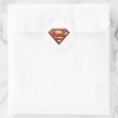 Superman S-Shield | Scratches Logo Runder Aufkleber (Tasche)