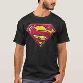 Superman S-Shield | Scratches Logo T-Shirt (Vorderseite)