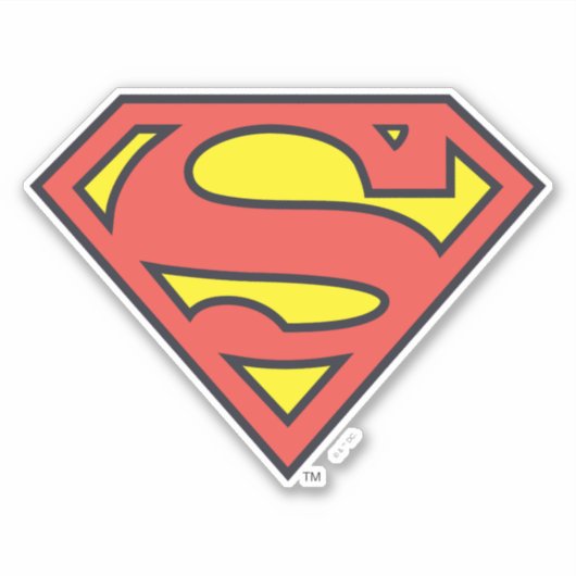 Superman S-Shield | Superman-Logo Aufkleber (Vorderseite)