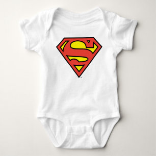 Superman S-Shield   Superman-Logo Baby Strampler