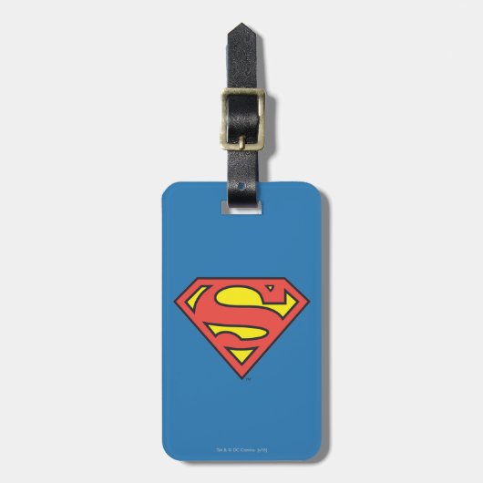 Superman S-Shield | Superman-Logo Gepäckanhänger (Vorderseite vertikal)