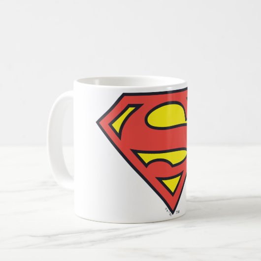 Superman S-Shield | Superman-Logo Kaffeetasse (Vorderseite Links)