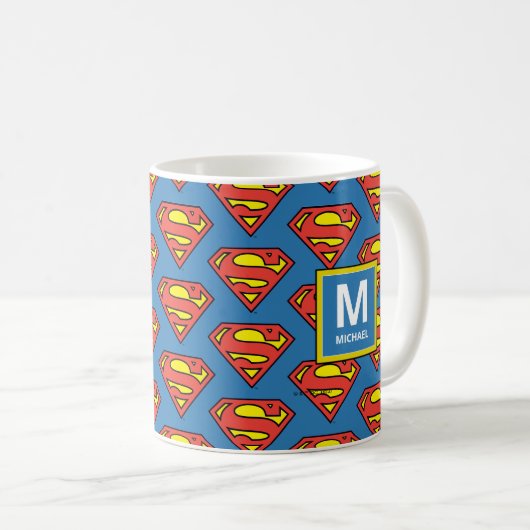 Superman S-Shield | Superman-Logo Kaffeetasse (VorderseiteRechts)