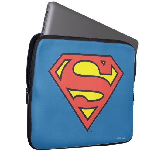 Superman S-Shield | Superman-Logo Laptopschutzhülle (Vorne Rechts)