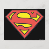 Superman S-Shield | Superman-Logo Postkarte (Vorderseite)