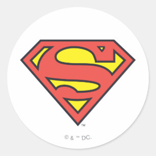 Superman S-Shield   Superman-Logo Runder Aufkleber