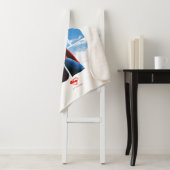 Superman schaut Pose nach oben Sherpadecke (Beispiel)