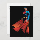 Superman sieht Front aus Postkarte (Vorne/Hinten)