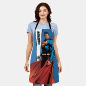 Superman sieht Front aus Schürze (Getragen)