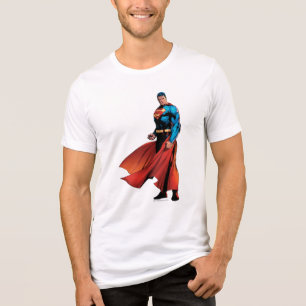 Superman sieht Front aus Tri-Blend Shirt