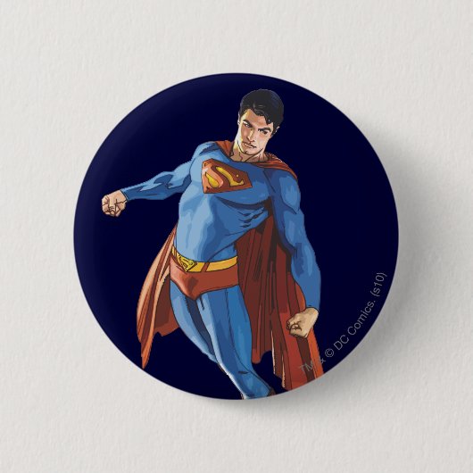 Superman sieht nach unten button (Vorderseite)