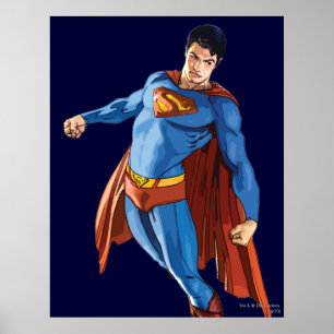 Superman sieht nach unten poster