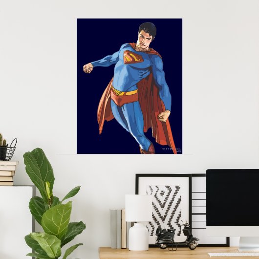 Superman sieht nach unten poster (Heimbüro)
