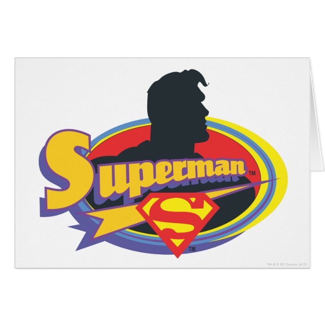 Superman-Silhouette (Vorderseite (Horizontal))