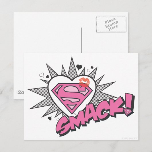 Superman - Smack Postkarte (Vorne/Hinten)