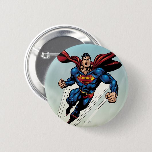 Superman springt nach oben button (Vorne & Hinten)