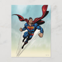 Superman springt nach oben