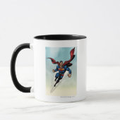 Superman springt nach oben tasse (Links)