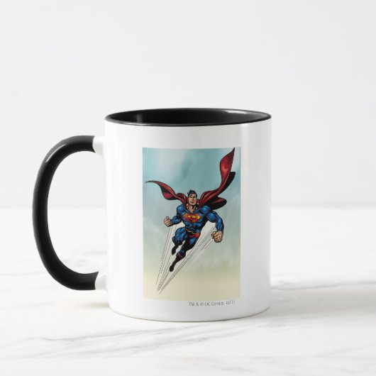 Superman springt nach oben tasse (Links)