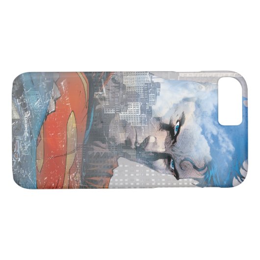 Superman Stare Case-Mate iPhone Hülle (Rückseite (Horizontal))