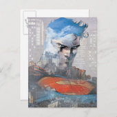 Superman Stare Postkarte (Vorne/Hinten)