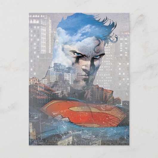 Superman Stare Postkarte (Vorderseite)
