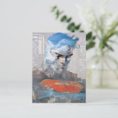 Superman Stare Postkarte (Stehend Vorderseite)