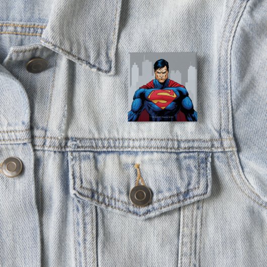 Superman Stehend Button (Beispiel)