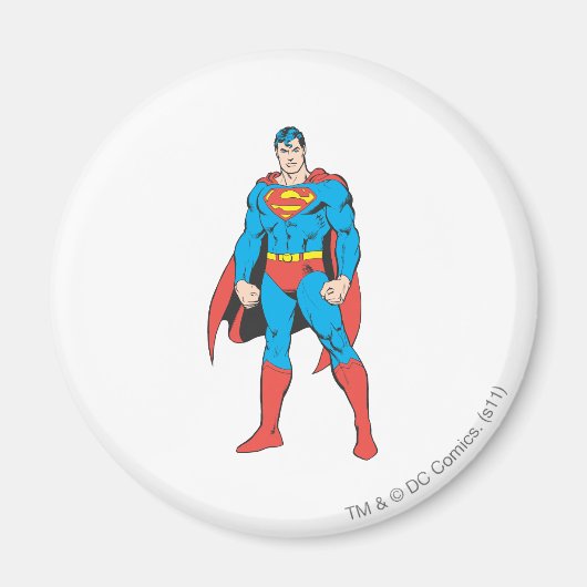 Superman Stehend Magnet (Vorne)