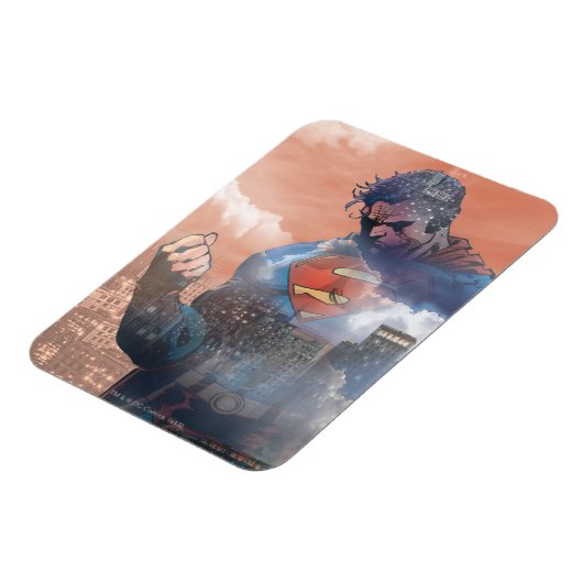 Superman Stehend Magnet (Linke Seite)