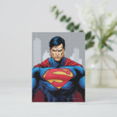 Superman Stehend Postkarte (Stehend Vorderseite)