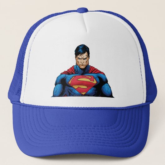 Superman Stehend Truckerkappe (Vorderseite)