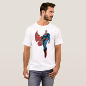 Superman steht groß T-Shirt (Vorne ganz)