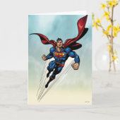 Superman steigt nach oben karte (Gelbe Blume)