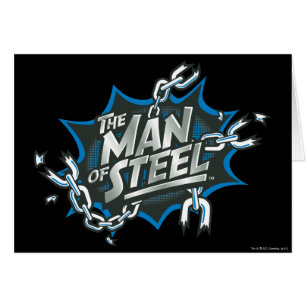Superman Stilvoll  Man of Steel Splash Logo