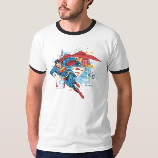 Superman - Stoppt das Böse T-Shirt (Vorderseite)