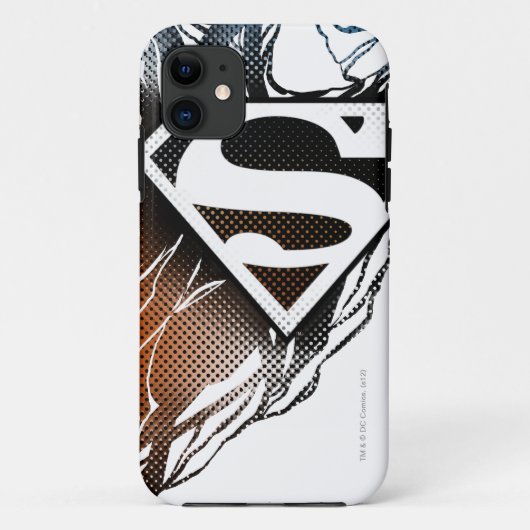 Superman Stylized | Blue Orange Logo Case-Mate iPhone Hülle (Rückseite)