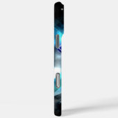 Superman Stylized | Blue White Crystal Logo Case-Mate iPhone Hülle (Rückseite / Rechts)