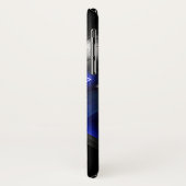 Superman Stylized | Blue White Crystal Logo Case-Mate iPhone Hülle (Hinten/Links)