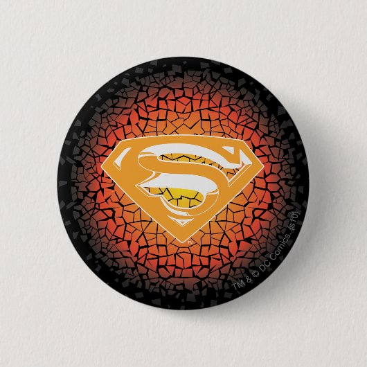 Superman Stylized | Cracklogos Button (Vorderseite)