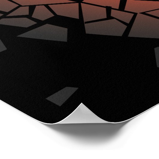 Superman Stylized | Cracklogos Poster (Ecke)