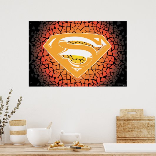 Superman Stylized | Cracklogos Poster (Küche)