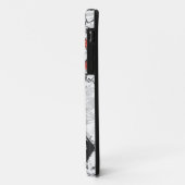 Superman Stylized | Crumpled Comic Logo Case-Mate iPhone Hülle (Hinten/Links)