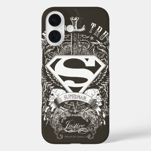Superman Stylized | Ehrenzeichen, Wahrheitszeichen Case-Mate iPhone Hülle (Rückseite)