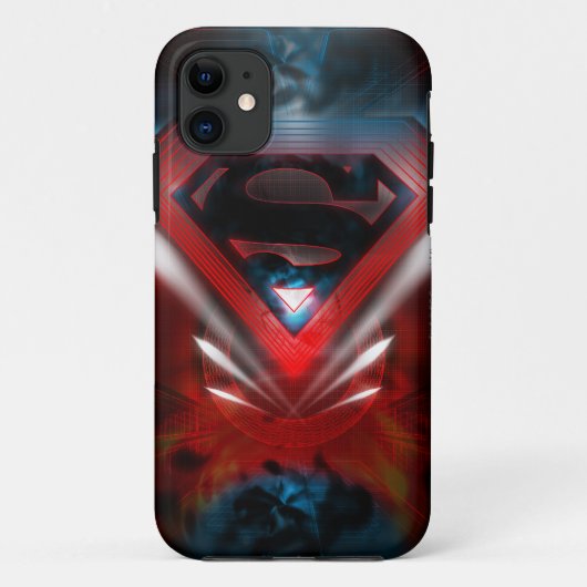 Superman Stylized | Futuristisches Logo Case-Mate iPhone Hülle (Rückseite)