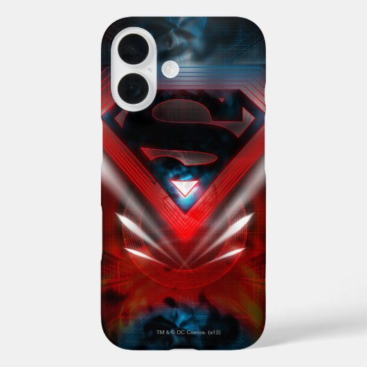 Superman Stylized | Futuristisches Logo Case-Mate iPhone Hülle (Rückseite)