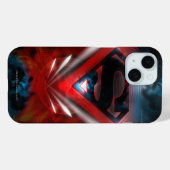 Superman Stylized | Futuristisches Logo Case-Mate iPhone Hülle (Rückseite (Horizontal))