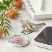 Superman Stylized | Gezeichnet mit dem Kronenlogo Schlüsselanhänger (Seite)